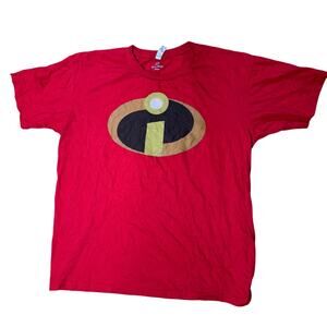 THE INCREDIBLES SHIRT TSHIRT RED DISNEY DISNEYLAND UNISEX XL EXTRA LARGE PIXAR